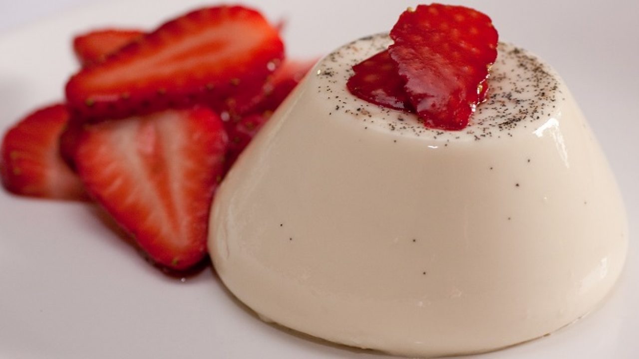 Panna Cotta Con Frutta O Cioccolato Merenda Bambini