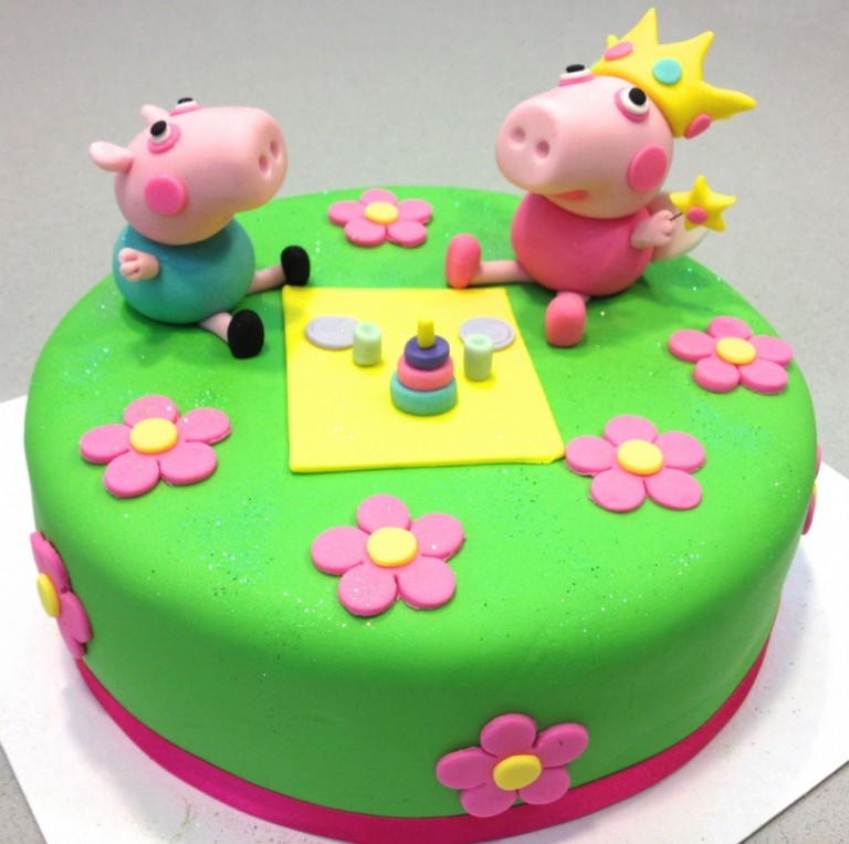 Come fare Peppa Pig con pasta di zucchero