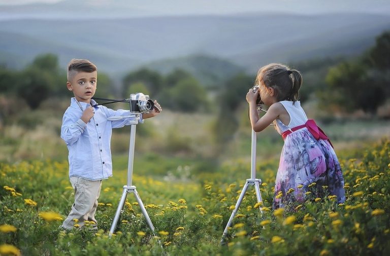 Come fare collage foto bambini