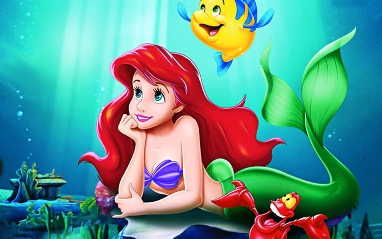 disegni da colorare ariel